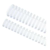 Wire-o Garra Duplo Anel 3/4 p/ 140 Fls Carta 2x1 Branco 50 - 1