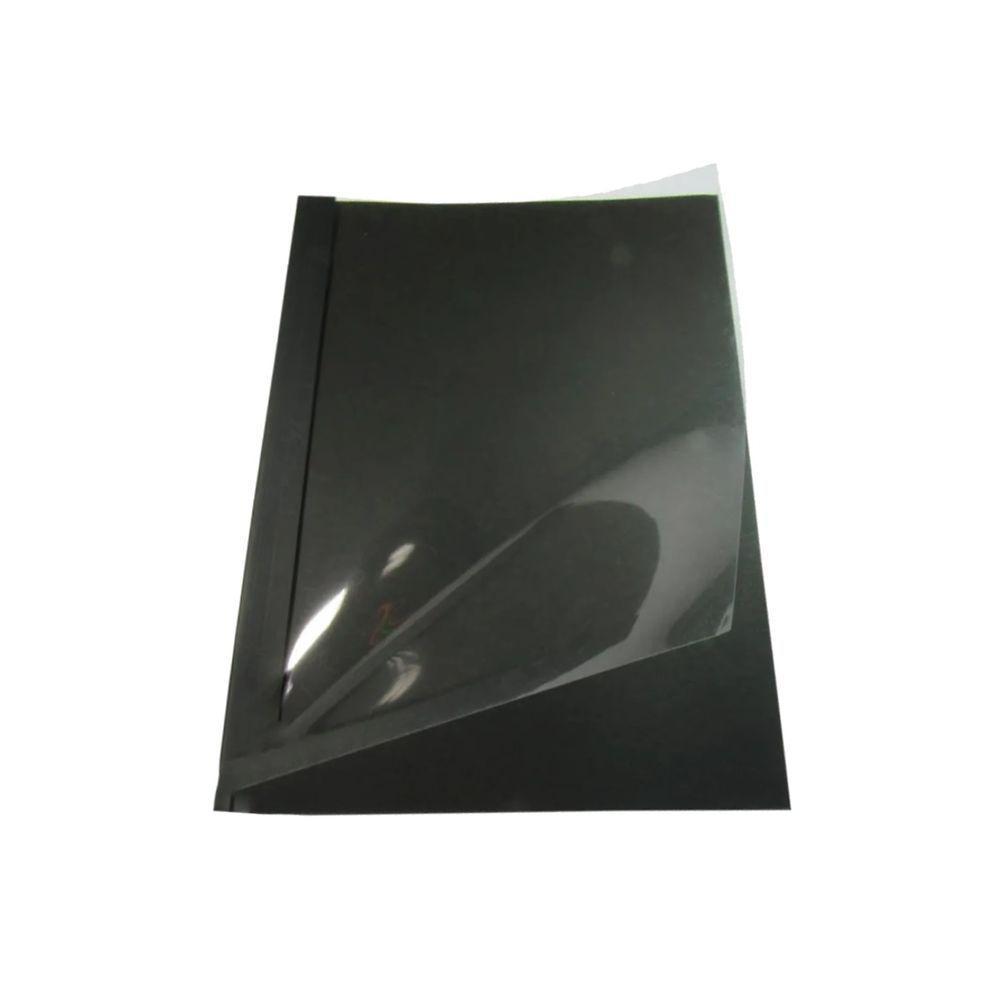 Kit 50 Capas Encadernação Térmica Até 400 Folhas A4 Preta. - 2