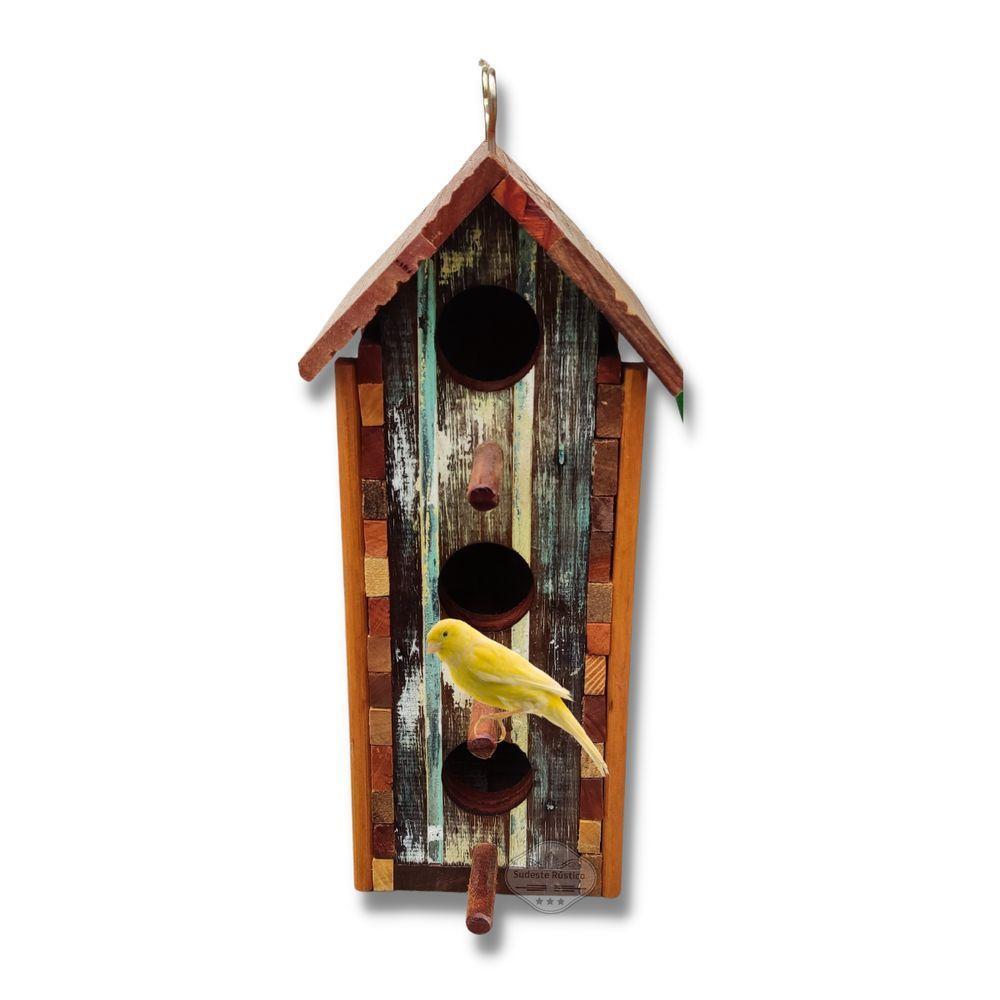 Casa Passarinho Em Madeira De Demolição 3 Andar Sudeste Rústico - 1