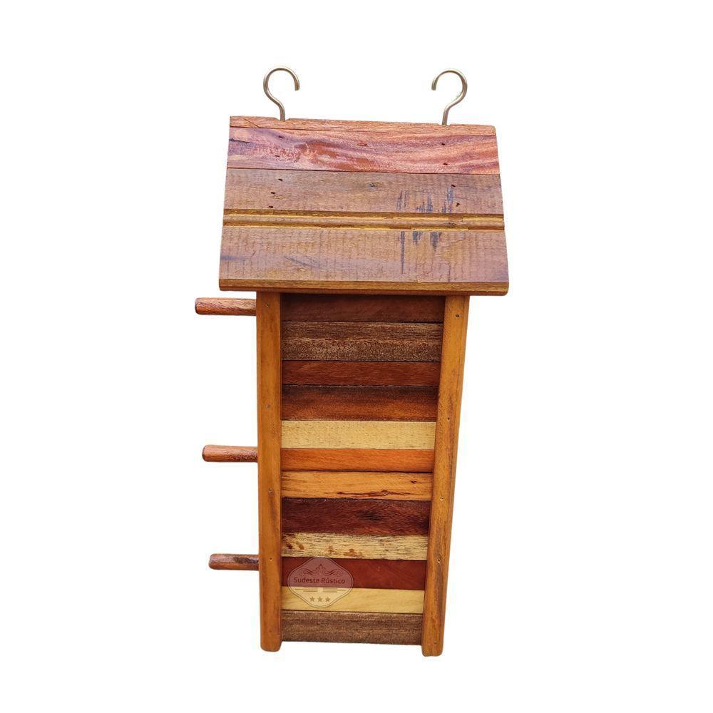 Casa Passarinho Em Madeira De Demolição 3 Andar Sudeste Rústico - 3