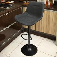 Kit 3 Banquetas Estofadas c/encosto p/Cozinha Gir.Preta - 2