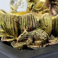 Fonte Água Decorativa Resina Cascata Iluminação Led Bivolt - 5