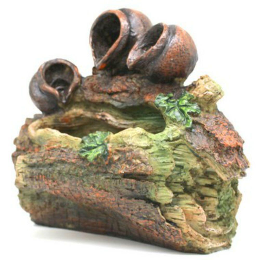 Fonte Água Decorativa Resina Cascata Iluminação Led Bivolt - 7