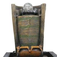 Fonte Água Decorativa Resina Cascata Iluminação Led Bivolt - 3