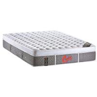 Colchão Casal Molas Ensacadas  Pocket Gold Star Light Stress Oxygen Plush Euro Pillow (138x188x34) - Castor - 1