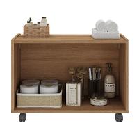 Gabinete Armário De Banheiro 62,5cm Com Rodízios 2 Portas Multimóveis Mp5043 Rustic Rustic - 3