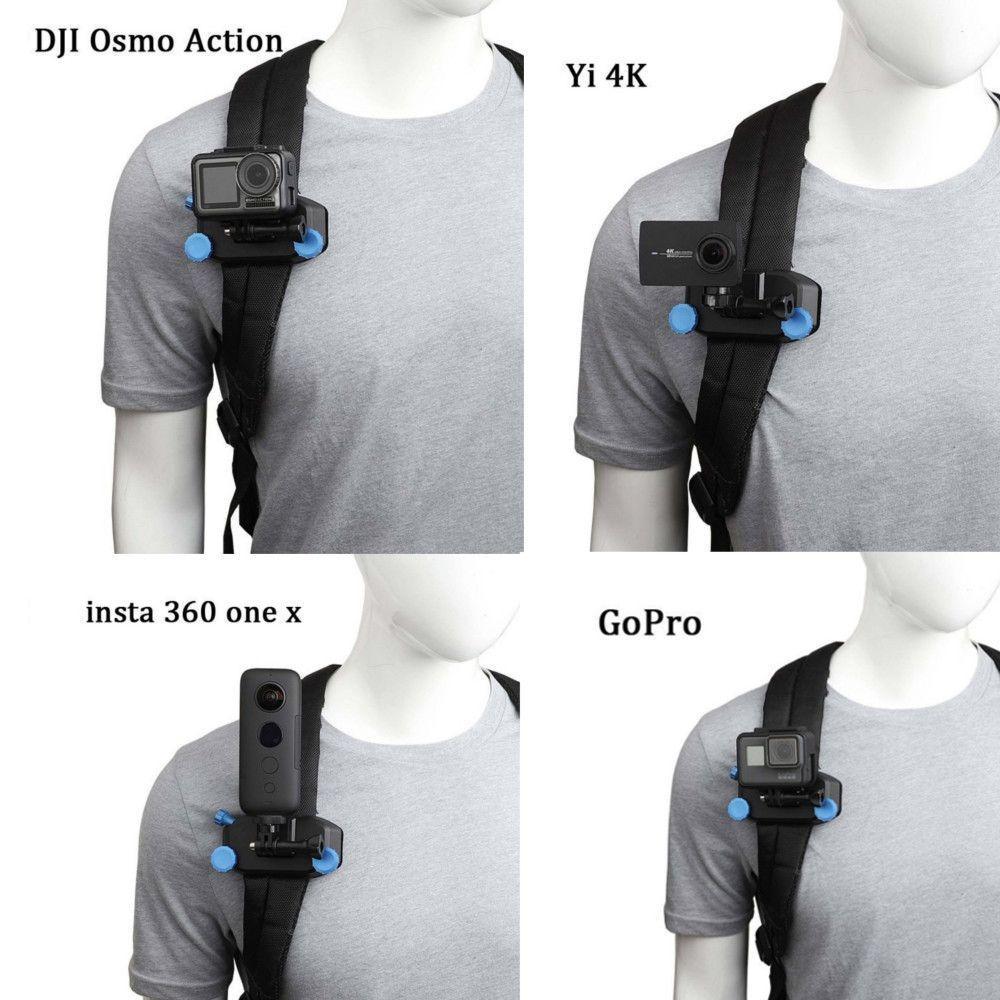 Suporte Clipe de Mochila/Colete para Câmeras GoPro e Similares - 7