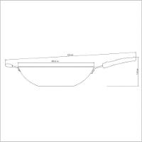 Wok Tramontina Loreto Alumínio Revestimento Antiaderente Starflon T1 Vermelha 36 Cm 6 L Tramontina - 3