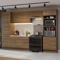 Armário De Cozinha Completa 330cm Rustic Stella Madesa 02 Rustic - 1
