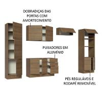 Armário De Cozinha Completa 330cm Rustic Stella Madesa 02 Rustic - 9