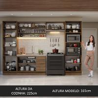 Armário De Cozinha Completa 330cm Rustic Stella Madesa 03 Rustic