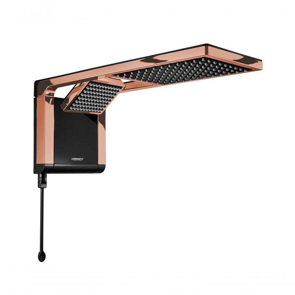 Chuveiro Lorenzetti Acqua Duo Ultra Eletrônico Preto/rose Gold 220v - 1