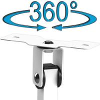 Suporte Projetor Datashow Teto Parede Braço 20 Cm Branco - 3