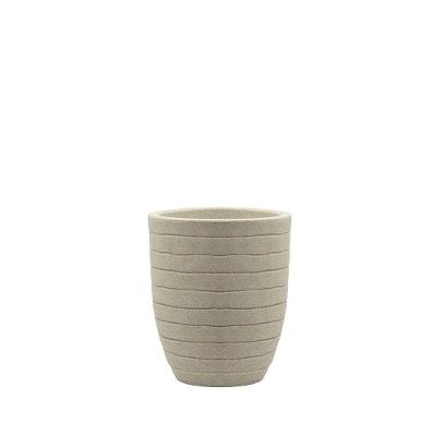 Vaso Relevo 24 X 28 Cm Cor 11 - Granito Areia