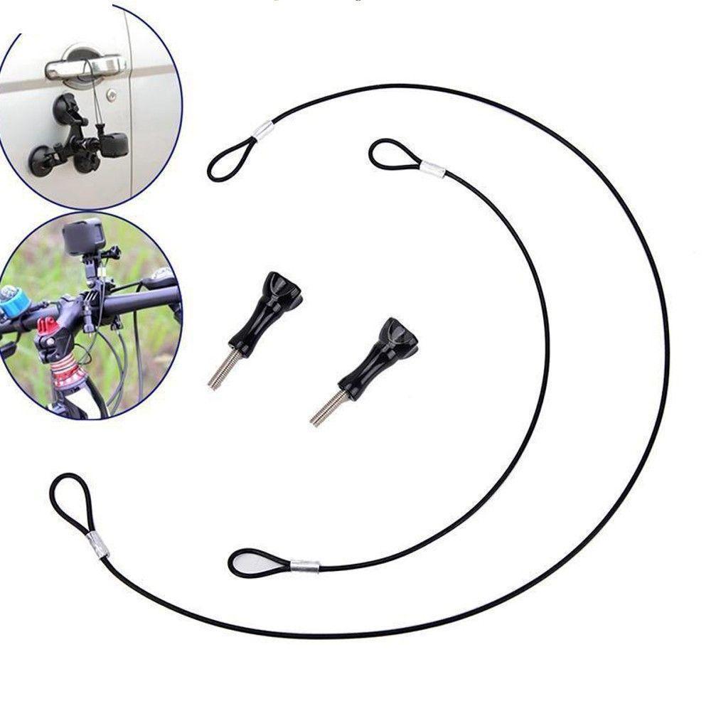 Cordão de Segurança em Aço Inoxidável 30cm para Câmeras de Ação - 2