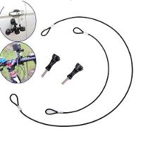 Cordão de Segurança em Aço Inoxidável 30cm para Câmeras de Ação