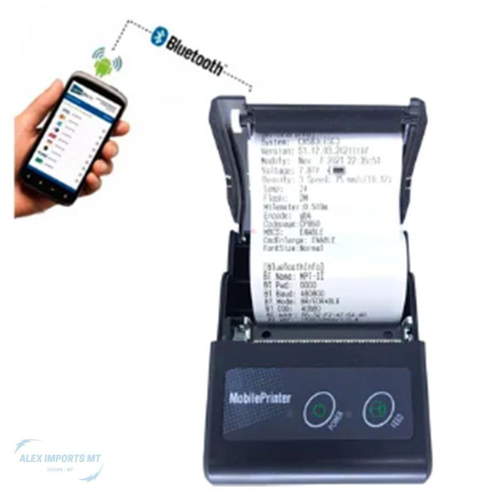 Mini Impressora 58mm Portatil Termica Para Mercado - 5