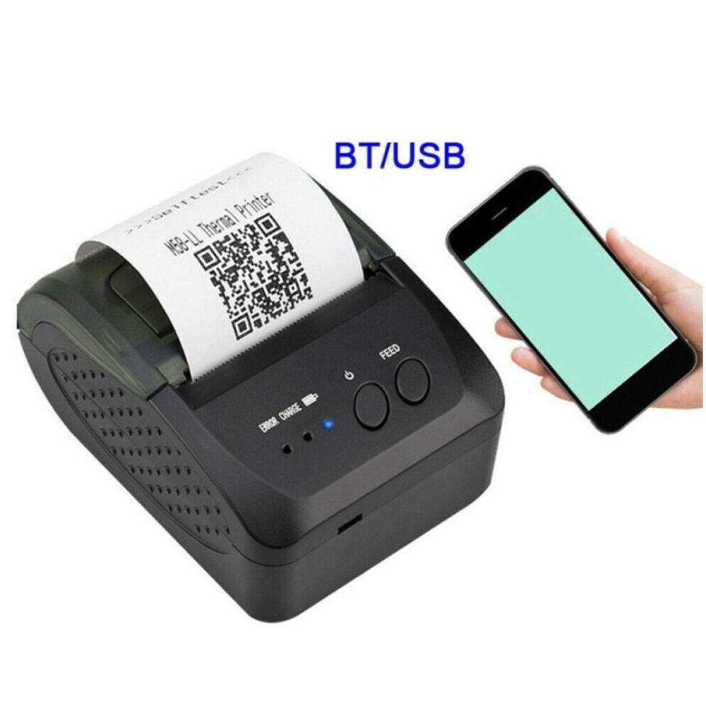 Mini Impressora Portátil Bluetooth Térmica Windows Qualidade - 1
