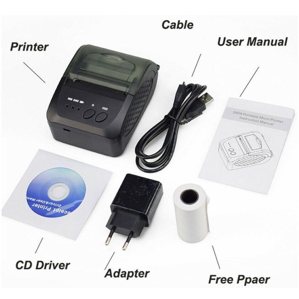 Mini Impressora Portátil Bluetooth Térmica Windows Qualidade - 4
