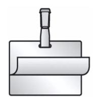 Película Auto Plastificante Crachá Horizontal Caixa 100 Unds - 1