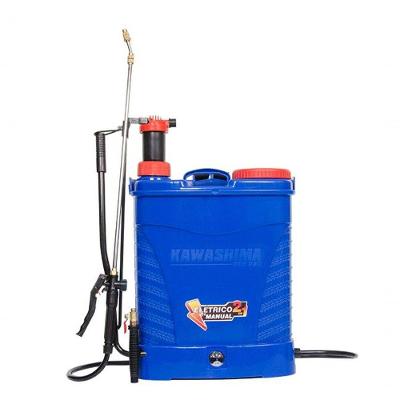 Pulverizador Costal Elétrico/manual 20Lts Pem-p20 Bomba De Plástico C/Lança De Fibra C/jogo Bicos