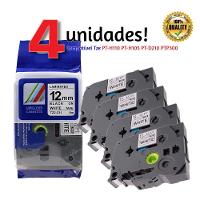 4 Fita Compatível Tze 231 Brother Pt-h105 Pt-h110 Pt-d210 - 1