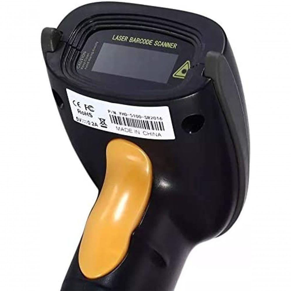 Leitor Código Barras Laser Sem Fio Wireless Usb - 3