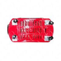 Kit - 5 Cestos Grande Com Rodízio D300 Cód. 3300 Verde - Della Plast - 5