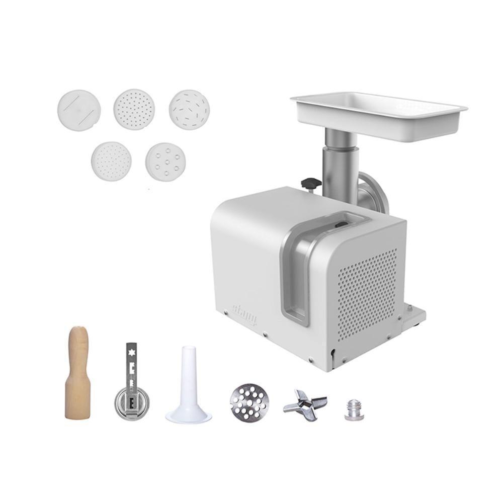 Moedor Carne E Extrusor Massa Pro Branco Boca 08 Motor 1/3 Cv 127v - Anodilar 127v - 3
