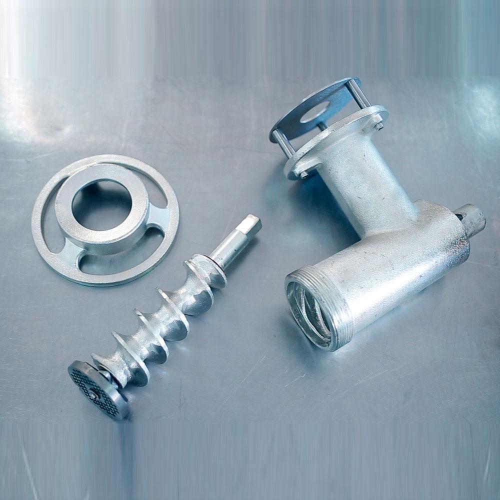 Picador Moedor De Carne Açougue Profissional 1,5 Cv Boca 22 Ps-22m 127v + Faca + Chaira 127v - 4