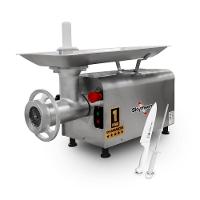 Picador Moedor De Carne Açougue Profissional 1,5 Cv Boca 22 Ps-22m 127v + Faca + Chaira 127v - 1