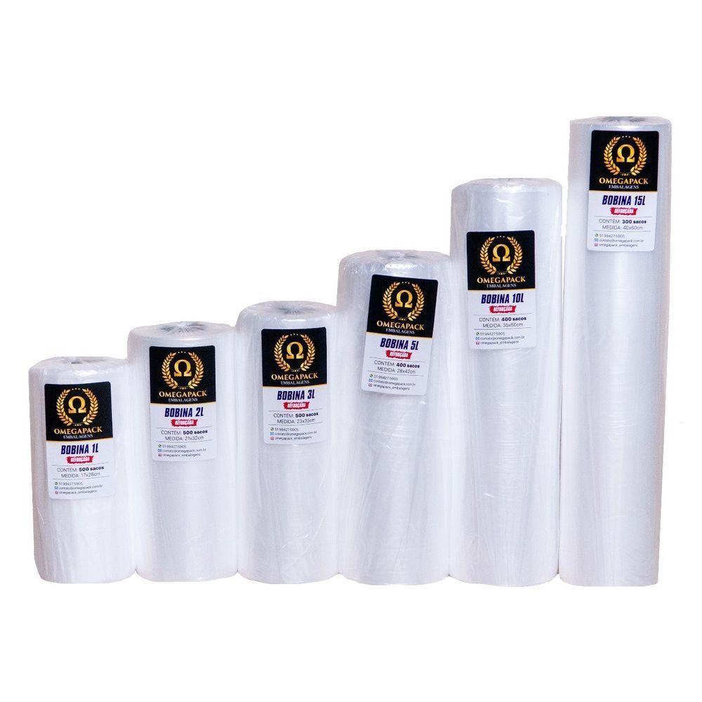 Bobina Plástica 10 Litros Reforçada - 400 Sacos - 2