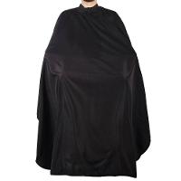 Capa De Corte Barbeiro E Cabeleireiro De Microfibra 1,80 Metros Preta - 1