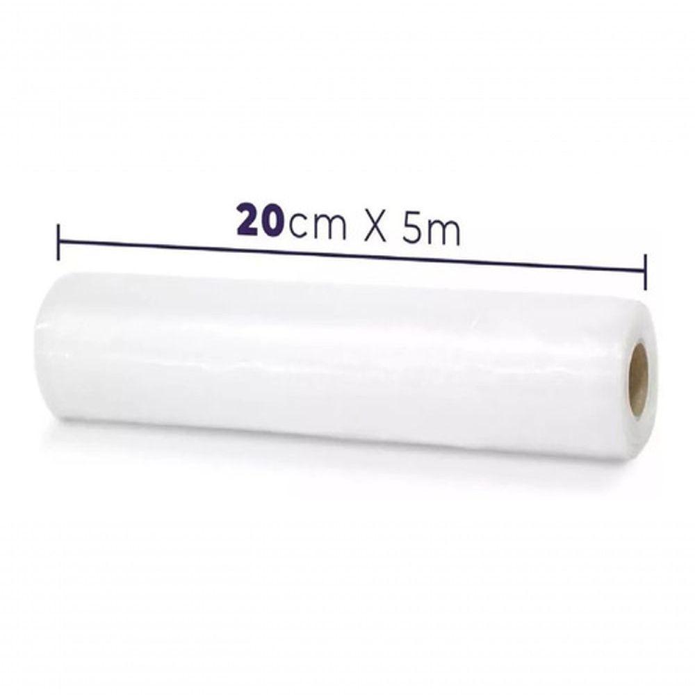 10 Bobinas Rolo De Saco Embalagem Seladora A Vácuo 20Cm X 5M - 1