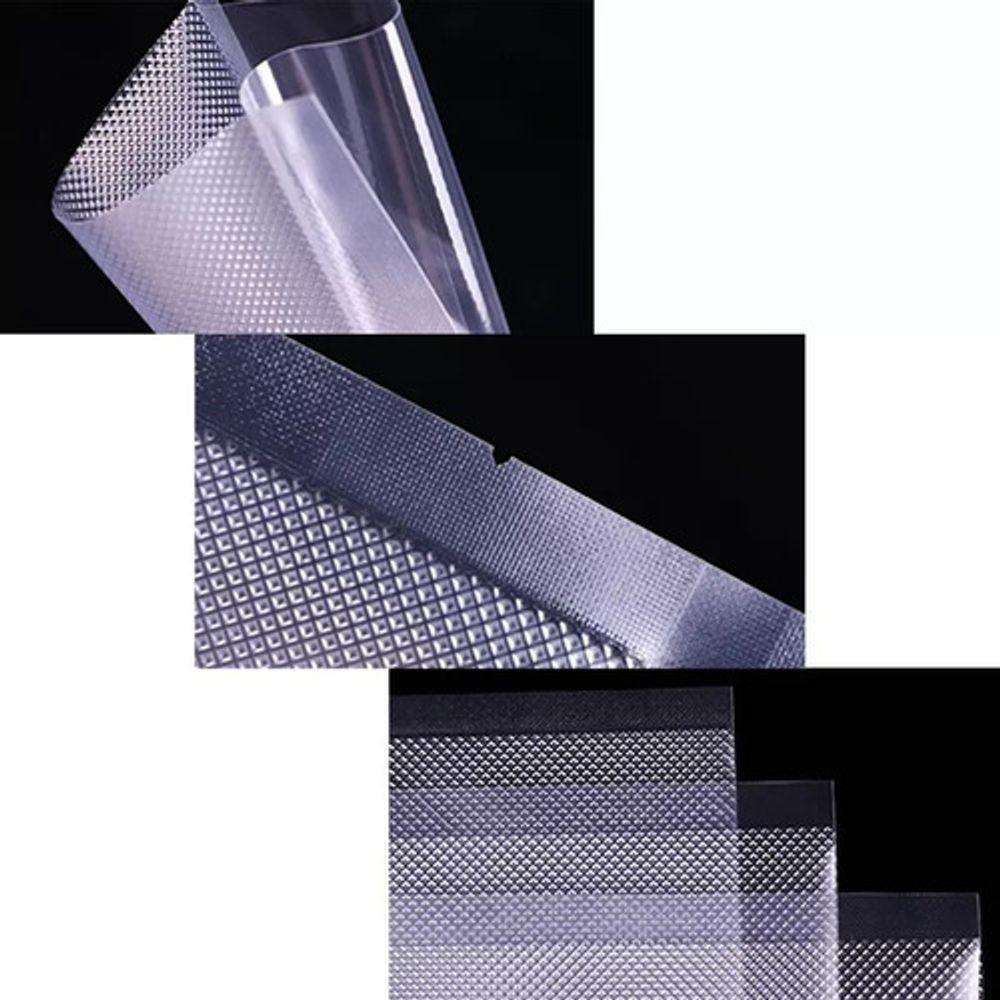 4 Rolos Bobinas De Saco 28Cm X 5M Embalagem Ranhuras - 2