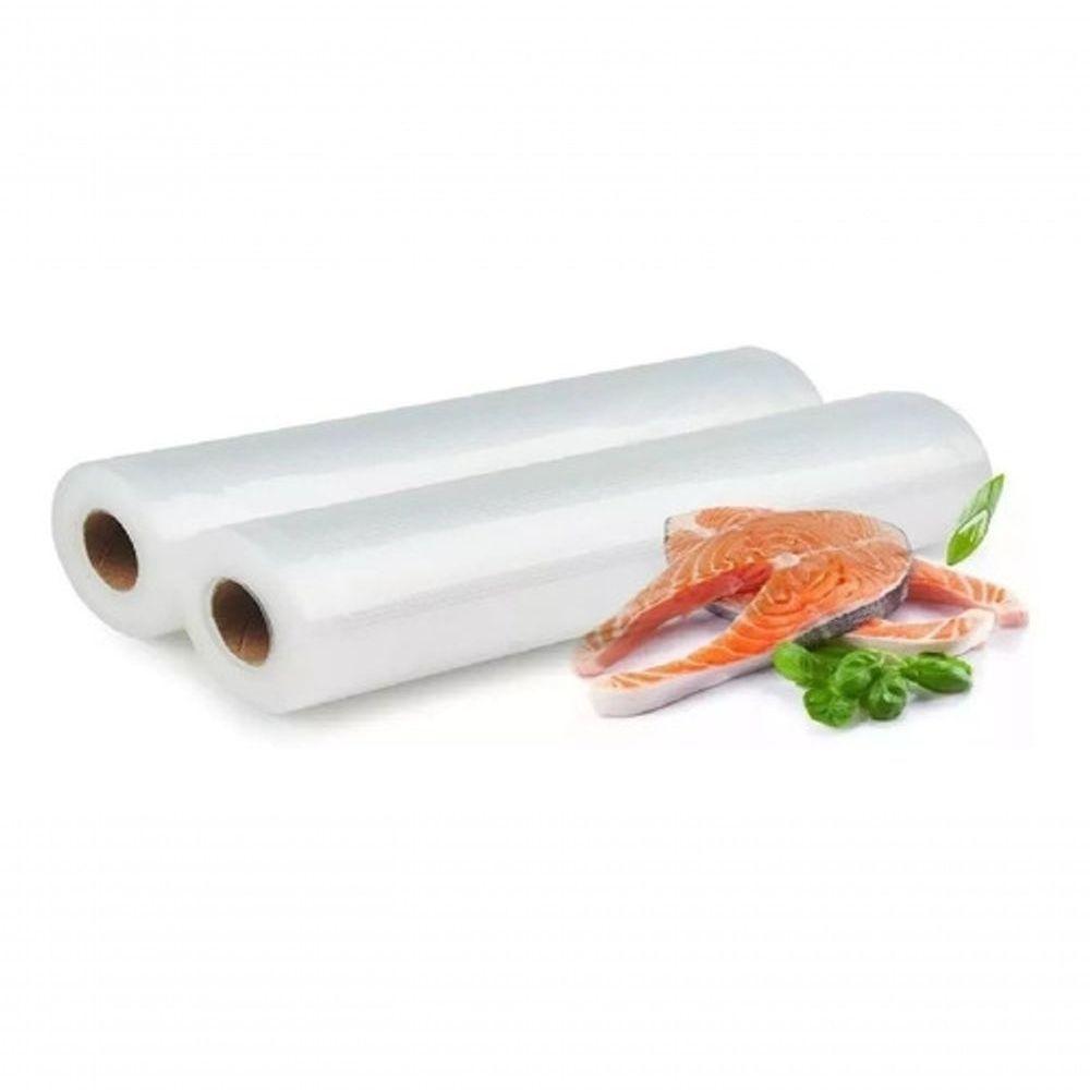 4 Bobinas Rolo De Saco Embalagem Seladora A Vácuo 20Cm X 5M - 2