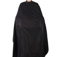 Capa De Corte Barbeiro E Cabeleireiro De Microfibra 2,10 Metros Preta - 1