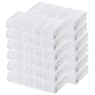 Kit 12 Toalhas Salão De Beleza, Barbearia 45X80Cm Branca