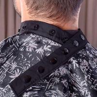 Capa De Corte Barbeiro E Cabeleireiro De Microfibra 2,10 Metros Branca - 2