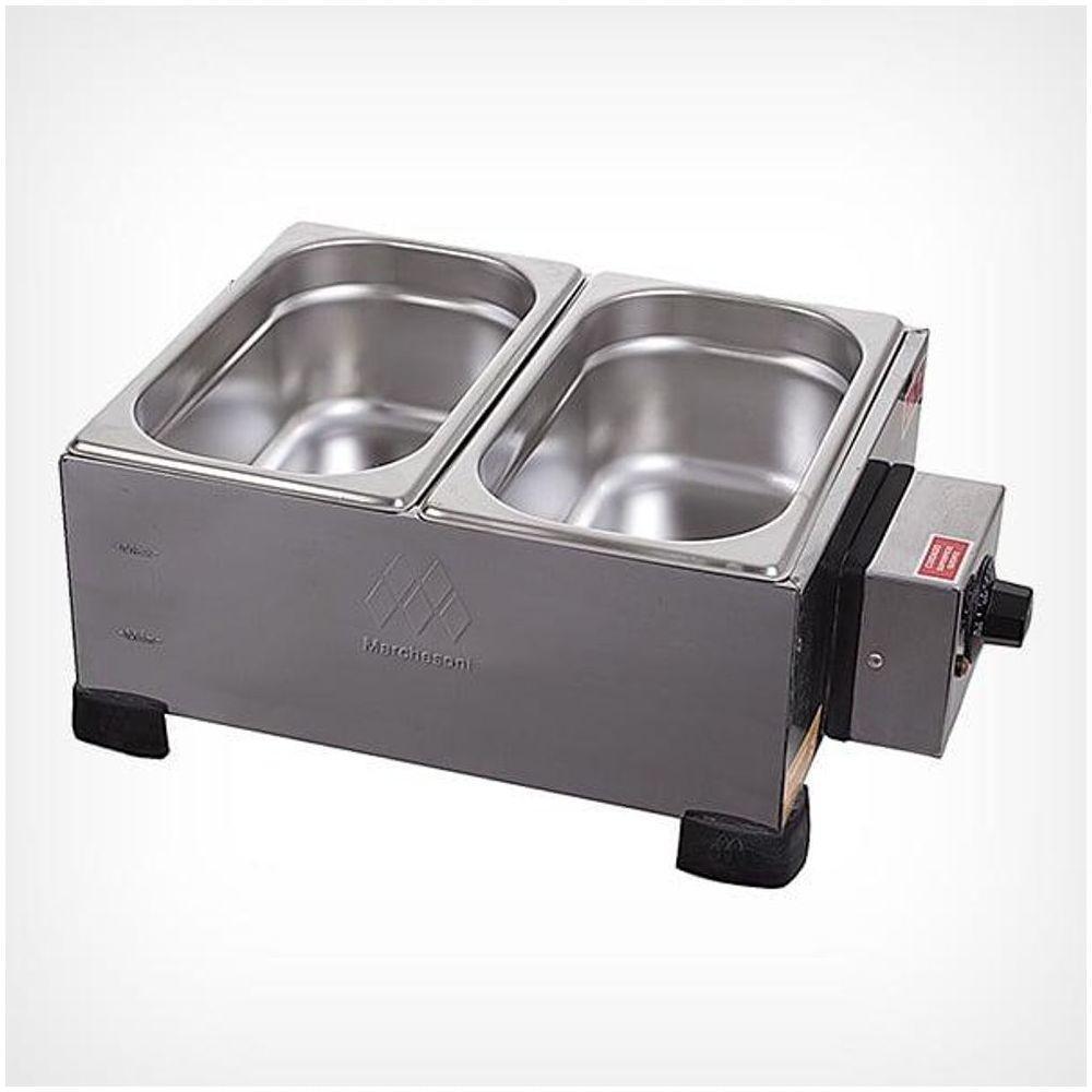 Derretedeira Profissional Com 2 Cubas De 2,5 Kg Cada 220v Dr.2.222 - Marchesoni - 1