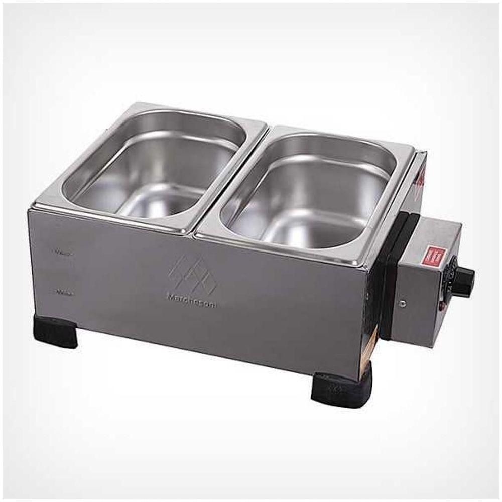 Derretedeira Profissional Com 2 Cubas De 2,5 Kg Cada 220v Dr.2.222 - Marchesoni - 2