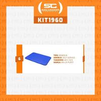 Conjunto 6 Bandejas Plásticas Self-service Refeição 48 X 32,5 X 2 Br-100 Azul - Della Plast - 2