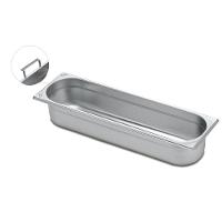 Cuba Tramontina Gn 2/4 Em Aço Inox Com Alças Móveis Profundidade 100 Mm - Aço 304 Tramontina - 3