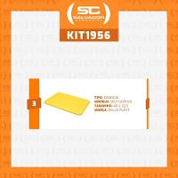 Conjunto 3 Bandejas Plásticas Self-service Refeição 48 X 32,5 X 2 Br-100 Amarela - Della Plast - 3