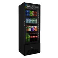 Visa Cooler Refrigerador Expositor De Bebidas Vertical 2 A 8ºc 370l Vb40ah 127v All Black 127v - 1