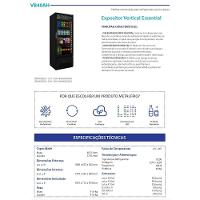 Visa Cooler Refrigerador Expositor De Bebidas Vertical 2 A 8ºc 370l Vb40ah 127v All Black 127v - 3