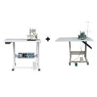 Galoneira 3 Agulha + Overlock Semi Industriais + Bancadas - 1