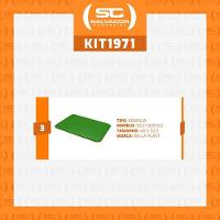 Conjunto 3 Bandejas Plásticas Self-service Refeição 48 X 32,5 X 2 Br-100 Verde - Della Plast - 2