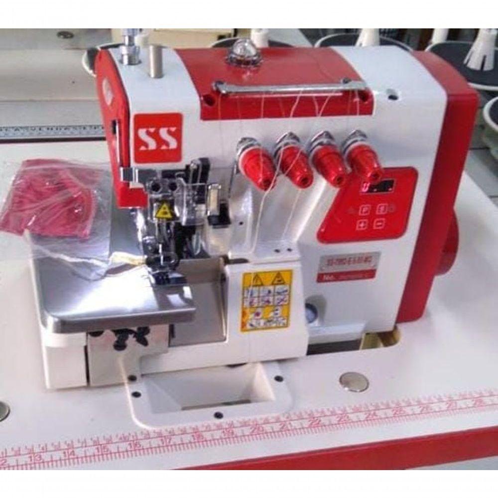 Interlock 5 Fios Ss798d-5-35mq + 50 Agulhas Vermelho 110v - 4