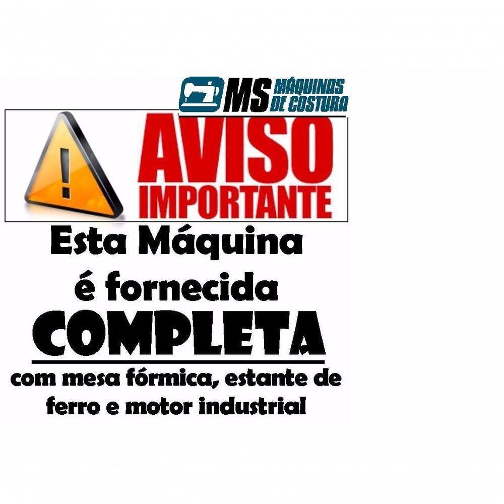 Máquina Galoneira 4 Fios Bc2600-3 Bracob Com Mesa E Motor - 2